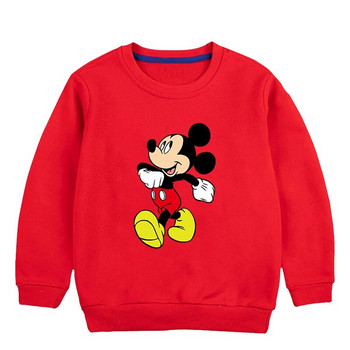 Ново пролетно есенно детско облекло Пуловер с шев Мики Анимационен детски суичър момче Момиче Пуловер с дълъг ръкав Суичър
