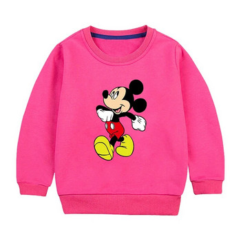 Νέο ανοιξιάτικο φθινόπωρο παιδικά ρούχα βελονιά πουλόβερ Mickey Cartoon παιδική φούτερ αγόρι Κορίτσι Φούτερ πουλόβερ με μακριά μανίκια