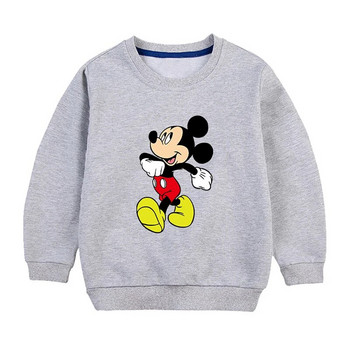 Νέο ανοιξιάτικο φθινόπωρο παιδικά ρούχα βελονιά πουλόβερ Mickey Cartoon παιδική φούτερ αγόρι Κορίτσι Φούτερ πουλόβερ με μακριά μανίκια