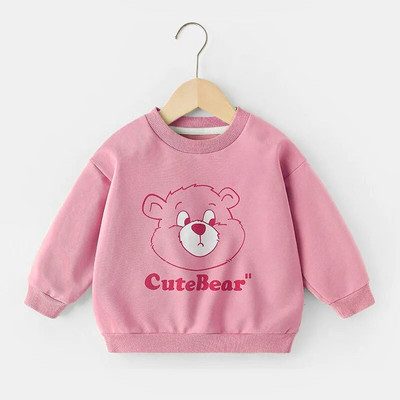 1-5 gadu pavasara-rudens T krekls, svītrains, garām piedurknēm, džemperi, bērnu apģērbi