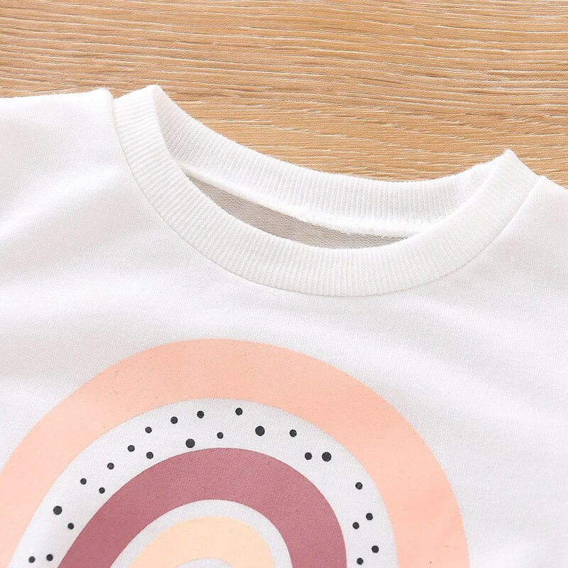 2–6-aastased beebipoiste dressipluus Puuvillane multifilm Mood Tüdrukute Pullover Riided Sügistalv pikkade varrukatega Lapsed Soojad allääred T-särgid