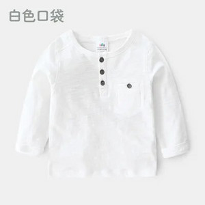 Novo ljeto 2023. 2-8 9 10 godina Dječja odjeća za bebe Jednobojni mekani pamučni pulover dugih rukava Osnovna majica kratkih rukava za dječake