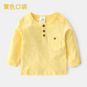 Novo ljeto 2023. 2-8 9 10 godina Dječja odjeća za bebe Jednobojni mekani pamučni pulover dugih rukava Osnovna majica kratkih rukava za dječake