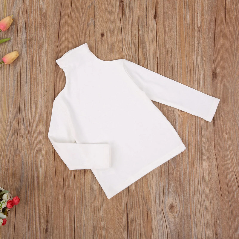Bebe Djevojčice Majice s kratkim rukavima Basic Jednobojne Majice kratkih rukava za malu djecu Djevojčice Jesen Proljeće Majice dugih rukava Majice za bebe 1-6 godina