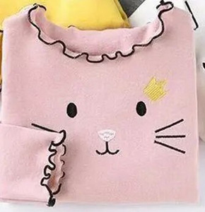 Majica dugih rukava za djevojčice Dječje majice s crtanim filmovima 2023. Proljeće Jesen Pamučna bluza 2 do 8 godina Dječja potkošulja Odjeća