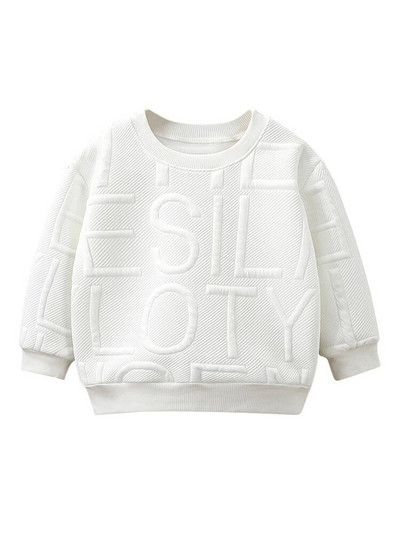 LJMOFA Proljeće Jesen Dječje Dukserice za dječake Kreativni dizajn Pulover dugih rukava za djevojčice Pulover za malu djecu Odjeća s kapuljačom za bebe D162