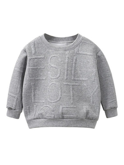 LJMOFA Proljeće Jesen Dječje Dukserice za dječake Kreativni dizajn Pulover dugih rukava za djevojčice Pulover za malu djecu Odjeća s kapuljačom za bebe D162