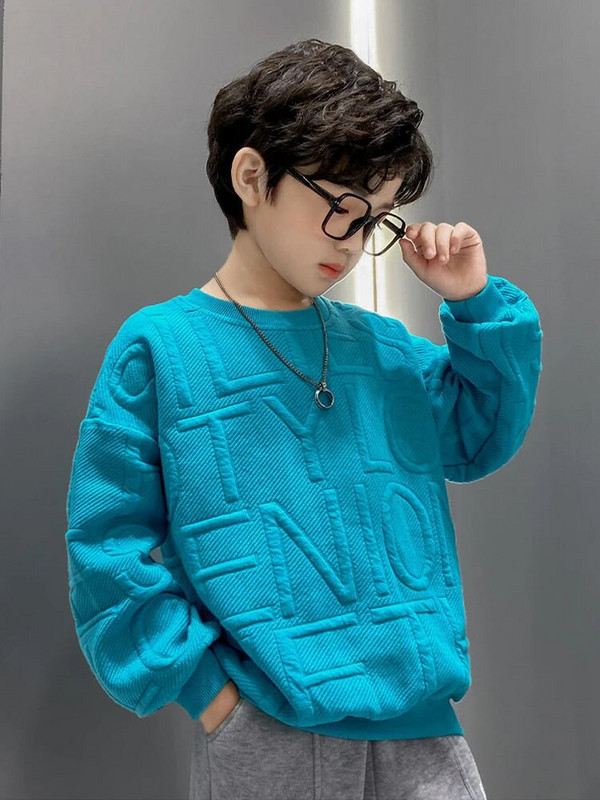 LJMOFA Proljeće Jesen Dječje Dukserice za dječake Kreativni dizajn Pulover dugih rukava za djevojčice Pulover za malu djecu Odjeća s kapuljačom za bebe D162