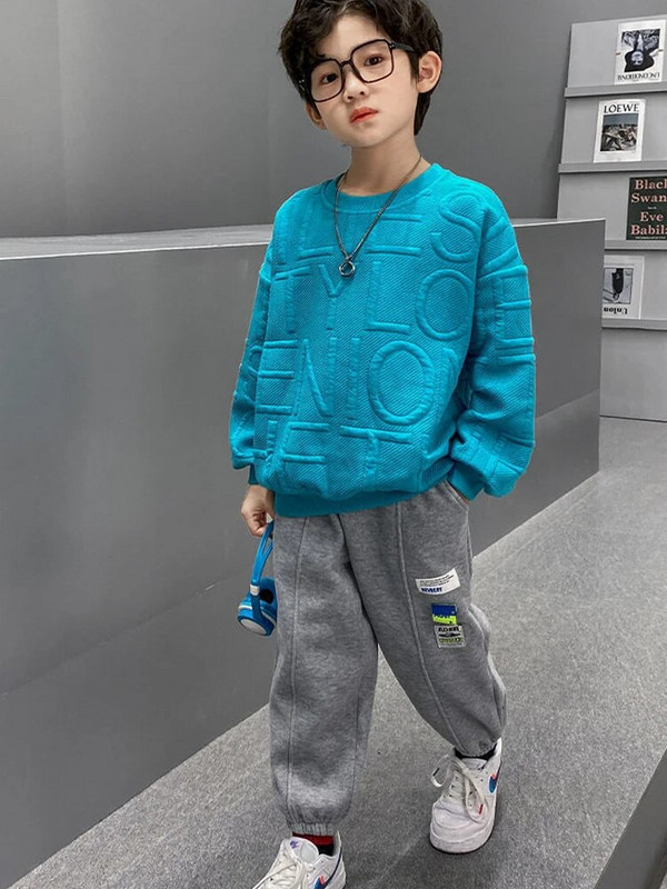 LJMOFA Proljeće Jesen Dječje Dukserice za dječake Kreativni dizajn Pulover dugih rukava za djevojčice Pulover za malu djecu Odjeća s kapuljačom za bebe D162