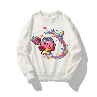 Zvijezda anime crtanih filmova Kirby Waddle Dee s printom Dječja majica dugih rukava Slatki dječji gornji pulover Džemper za djevojčice Jesenska odjeća