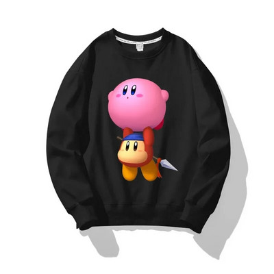 Zvijezda anime crtanih filmova Kirby Waddle Dee s printom Dječja majica dugih rukava Slatki dječji gornji pulover Džemper za djevojčice Jesenska odjeća