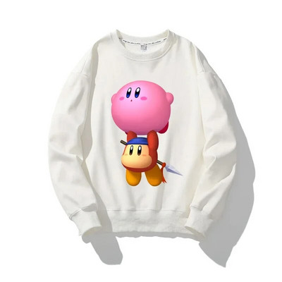 Zvijezda anime crtanih filmova Kirby Waddle Dee s printom Dječja majica dugih rukava Slatki dječji gornji pulover Džemper za djevojčice Jesenska odjeća