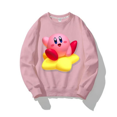 Zvijezda anime crtanih filmova Kirby Waddle Dee s printom Dječja majica dugih rukava Slatki dječji gornji pulover Džemper za djevojčice Jesenska odjeća