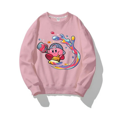 Zvijezda anime crtanih filmova Kirby Waddle Dee s printom Dječja majica dugih rukava Slatki dječji gornji pulover Džemper za djevojčice Jesenska odjeća