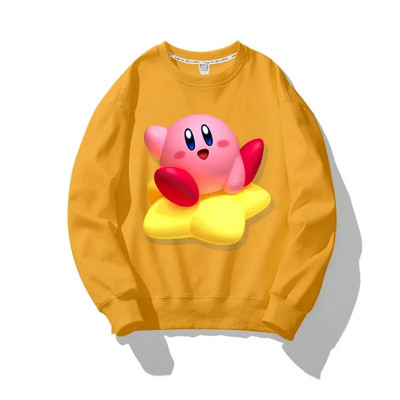 Zvijezda anime crtanih filmova Kirby Waddle Dee s printom Dječja majica dugih rukava Slatki dječji gornji pulover Džemper za djevojčice Jesenska odjeća