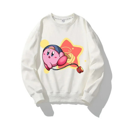 Zvijezda anime crtanih filmova Kirby Waddle Dee s printom Dječja majica dugih rukava Slatki dječji gornji pulover Džemper za djevojčice Jesenska odjeća