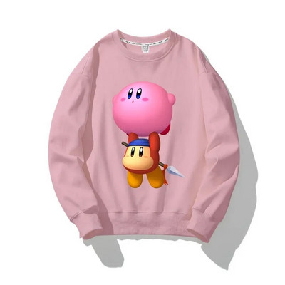 Zvijezda anime crtanih filmova Kirby Waddle Dee s printom Dječja majica dugih rukava Slatki dječji gornji pulover Džemper za djevojčice Jesenska odjeća
