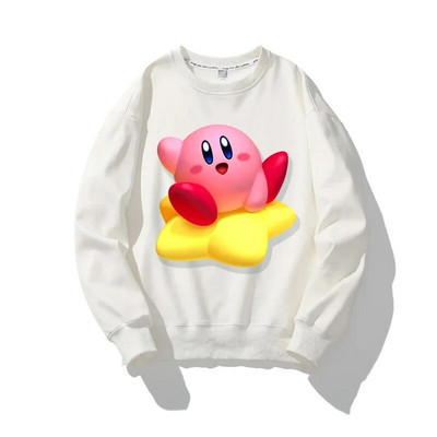 Zvijezda anime crtanih filmova Kirby Waddle Dee s printom Dječja majica dugih rukava Slatki dječji gornji pulover Džemper za djevojčice Jesenska odjeća