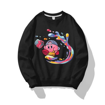 Zvijezda anime crtanih filmova Kirby Waddle Dee s printom Dječja majica dugih rukava Slatki dječji gornji pulover Džemper za djevojčice Jesenska odjeća