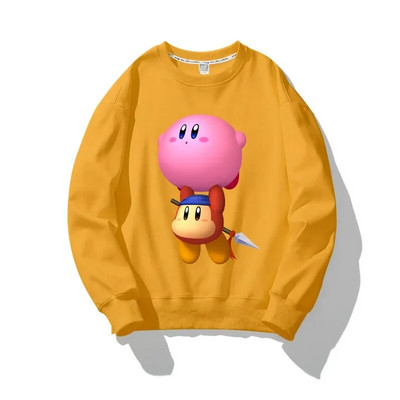 Zvijezda anime crtanih filmova Kirby Waddle Dee s printom Dječja majica dugih rukava Slatki dječji gornji pulover Džemper za djevojčice Jesenska odjeća
