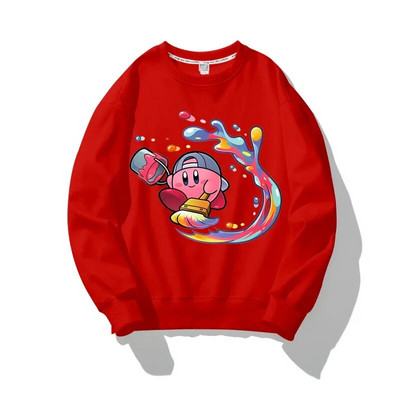 Zvijezda anime crtanih filmova Kirby Waddle Dee s printom Dječja majica dugih rukava Slatki dječji gornji pulover Džemper za djevojčice Jesenska odjeća