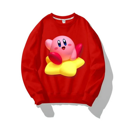 Zvijezda anime crtanih filmova Kirby Waddle Dee s printom Dječja majica dugih rukava Slatki dječji gornji pulover Džemper za djevojčice Jesenska odjeća