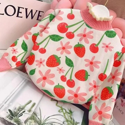 Sügistalvine väikelaste riided Tüdrukutele kampsunid Kootud kampsun Kardigan pikkade varrukatega tüdrukute mantel Laste jope Laste ülerõivad