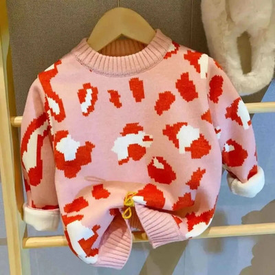 Sügistalvine väikelaste riided Tüdrukutele kampsunid Kootud kampsun Kardigan pikkade varrukatega tüdrukute mantel Laste jope Laste ülerõivad