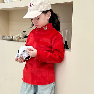 Bērniem silts T krekls Meitenes Zēniem Kokvilnas Bērnu T-krekli Zīdaiņiem Toddler Pidžamas pulovers ar garām piedurknēm Topi 4 6 8 10 12 g.