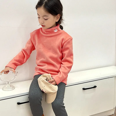 Bērniem silts T krekls Meitenes Zēniem Kokvilnas Bērnu T-krekli Zīdaiņiem Toddler Pidžamas pulovers ar garām piedurknēm Topi 4 6 8 10 12 g.