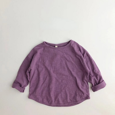 Jednobojni organski pamuk, dječja majica s kratkim rukavima, dječaci, djevojčice, ležerna majica kratkih rukava za djecu, majice dugih rukava za dječake i djevojčice, meka uniseks odjeća