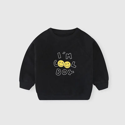 Laste kampsunid Beebipoistele Pusad Väikelapsele Tüdrukutele Kevad sügis Pikkade varrukatega Ümarkaelusega T-särk Laste Riided Alumine särk