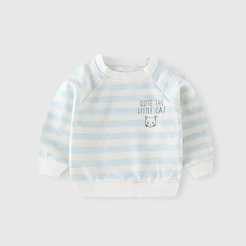 Laste kampsunid Beebipoistele Pusad Väikelapsele Tüdrukutele Kevad sügis Pikkade varrukatega Ümarkaelusega T-särk Laste Riided Alumine särk