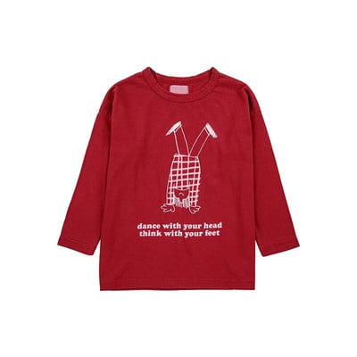 2023 Sügis Bobo Laste riided Beebi Tüdruku Poisi T-särk Laste Puuvillased Topid Tüdrukud Multifilmid Armsad T-särgid Laste pikkade varrukatega särk