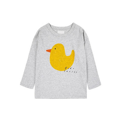 2023 Sügis Bobo Laste riided Beebi Tüdruku Poisi T-särk Laste Puuvillased Topid Tüdrukud Multifilmid Armsad T-särgid Laste pikkade varrukatega särk