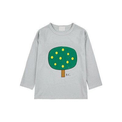 2023 Sügis Bobo Laste riided Beebi Tüdruku Poisi T-särk Laste Puuvillased Topid Tüdrukud Multifilmid Armsad T-särgid Laste pikkade varrukatega särk