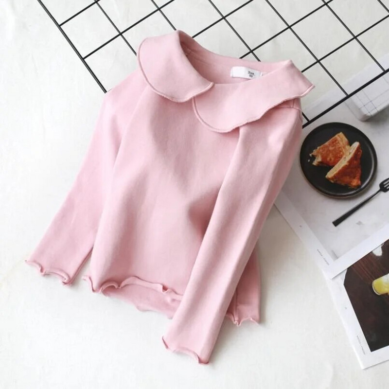 Jesen Zima Majice za malu djecu Školice Majice za djevojčice Dječje majice dugih rukava Pamučne majice za djevojčice Bluze Majice Dječja odjeća