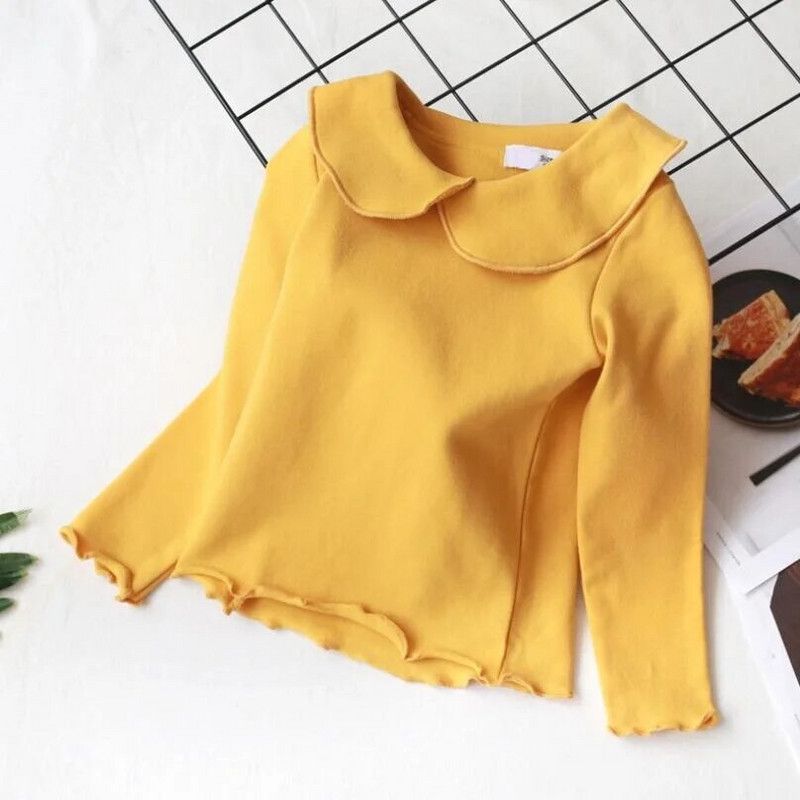 Jesen Zima Majice za malu djecu Školice Majice za djevojčice Dječje majice dugih rukava Pamučne majice za djevojčice Bluze Majice Dječja odjeća