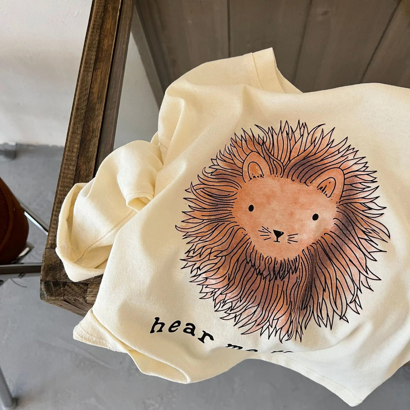 Dječja majica dugih rukava sa slatkim crtićima i životinjskim printom, dječji ležerni pulover za dječake, majice s dugim rukavima, mekana pamučna majica za djevojčice