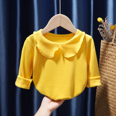 Proljetna i jesenska majica za djevojčice 2022. Novi dječji pulover Dječja odjeća od čistog pamuka za djevojčice, dječja odjeća s dugim rukavima