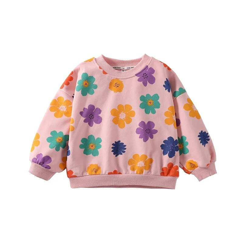 Tüdrukute komplektid Kampsunid Armsad punased, armas, südamega trükitud hekiga kapuutsid, vabaaja, kokkusobivad voldid, pikkade varrukatega väikelaste tüdrukute riided