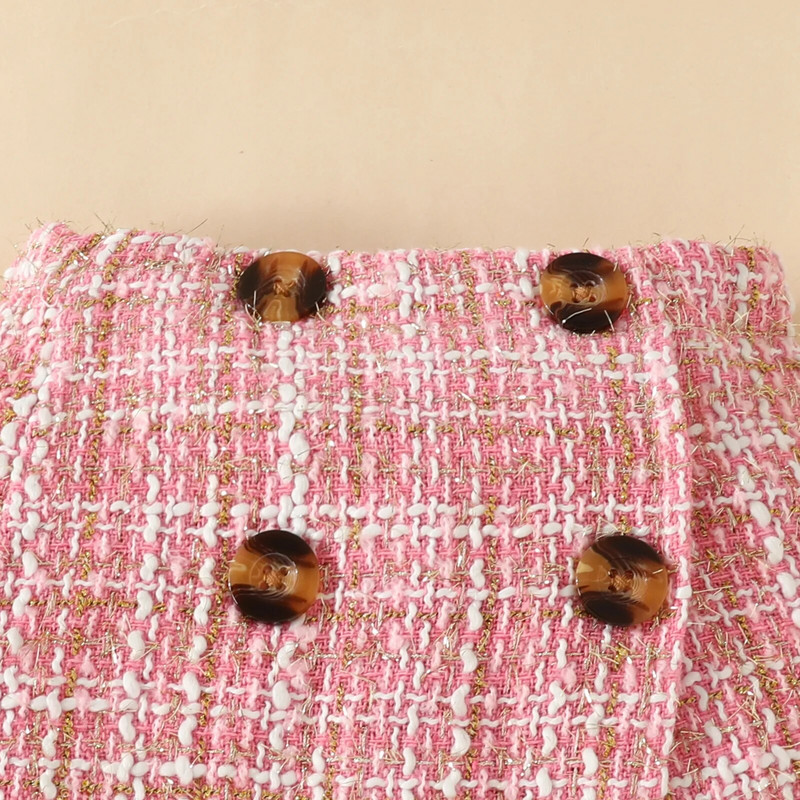 Zīdaiņu pavasara rudens tops ar garām piedurknēm un kleitu komplekts 6-18 mēn. Meitenes zīdaiņai vienkrāsains augšējais kurtu zoba pussvārku berete