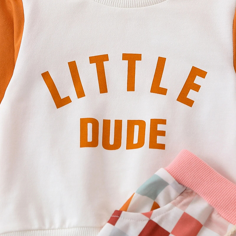 2 τμχ Ανοιξιάτικο και Καλοκαίρι Αγόρια και Κορίτσια Μόδα Casual Βρεφικά Σετ Παντελόνι πουλόβερ Κατάλληλο για μωρό 0-2 ετών