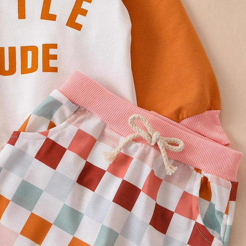 2 τμχ Ανοιξιάτικο και Καλοκαίρι Αγόρια και Κορίτσια Μόδα Casual Βρεφικά Σετ Παντελόνι πουλόβερ Κατάλληλο για μωρό 0-2 ετών