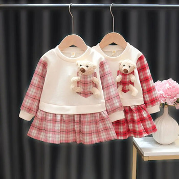roupas bebe menina κοριτσίστικο βρεφικό φόρεμα για νεογέννητα 1α γενέθλια χοντρά ζεστά φλοράλ φορέματα κοριτσίστικα βρεφικά ρούχα