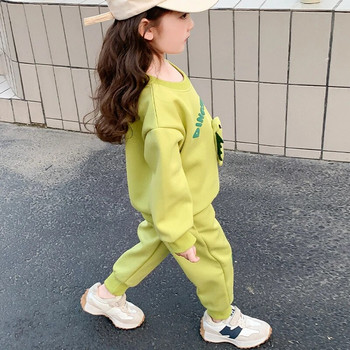 IEENS Παιδικά Βρεφικά Κορίτσια Φθινοπωρινά Σετ Ρούχων Κινουμένων Σχεδίων 2 τμχ Μπλουζάκια + Παντελόνια Βρεφικά ρούχα για νήπια Παιδικά βαμβακερά ρούχα 1-4 ετών