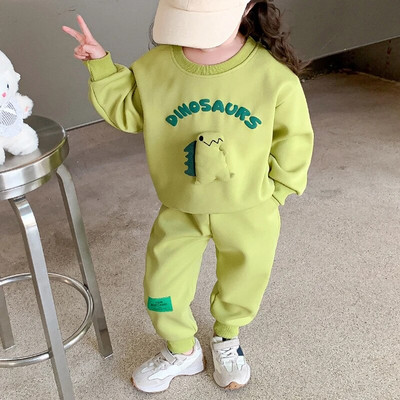 IENENS Kids Baby Girls Jesenski kompleti odjeće iz crtića 2 kom Tops + Hlače Odjeća za malu djecu Dječja pamučna odjeća 1-4 godine