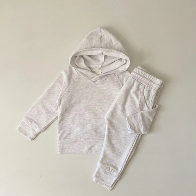 Jesenska odjeća za bebe 2023. Dječji kompleti od 100% pamuka Dječaci Djevojčice Proljetna trenirka Hoodie+hlače Kompleti od 2 komada za dječju odjeću