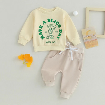 Στολή για μωρά για μωρά μακρυμάνικα φούτερ Παντελόνια Ρούχα σετ Βρεφικά αγόρια Φθινόπωρο Χειμώνας 2 ΤΕΜ
