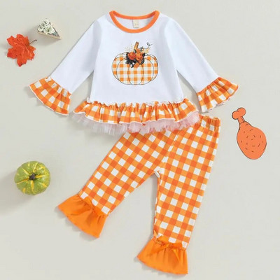 Modni dječji set odjeće za djevojčice i djevojke, crni pulover s okruglim ovratnikom, majica, tajice, suknja od pređe, dječji kompleti, kostim za noć vještica